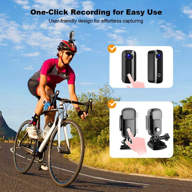 SJCAM Action Camera HD 4K Wifi Sports Mini Body Camera Thumb Camcorder C100+