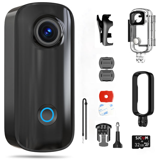 SJCAM Action Camera HD 4K Wifi Sports Mini Body Camera Thumb Camcorder C100+