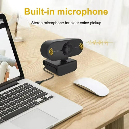 Camera 1080P HD Computer HD USB Camera Built in Microphone USB Network Camera Web Camera for Work with Microphone Tripod