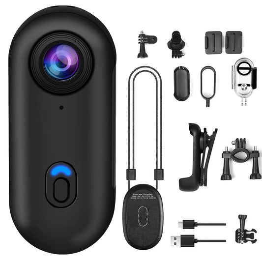 4K Bodycam Mini Camera Outdoor Action Bike Sport Magnetic Wearable Camera Wifi Waterproof Vlog Body Helmet Camera for Cycling