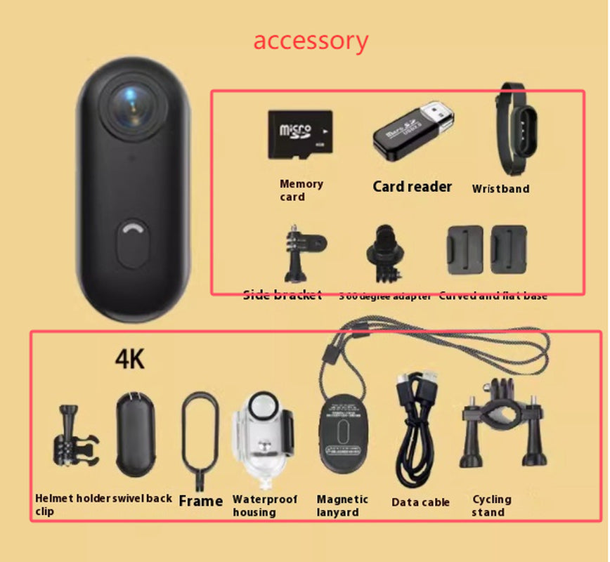 Outdoor Sports Camera in Helmet Motorcycle Bike Sport Mini Filming Bicycle Action 4K Professional Body Cam and Video Cameras