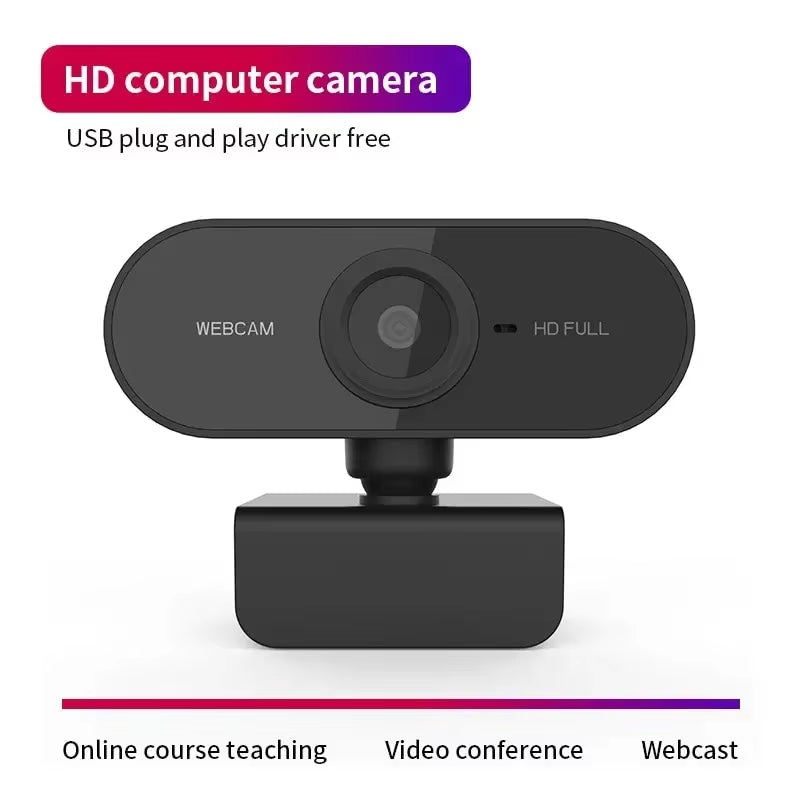 Camera 1080P HD Computer HD USB Camera Built in Microphone USB Network Camera Web Camera for Work with Microphone Tripod