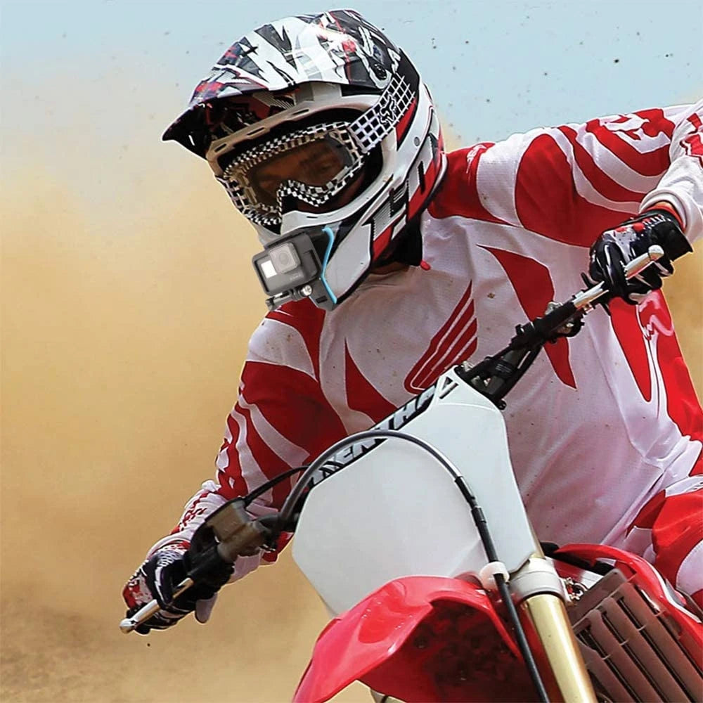 Motorcycle Helmet Chin Bracket Motorcycle Helmet Bracket Gopro Action and Sports Camera Accessories