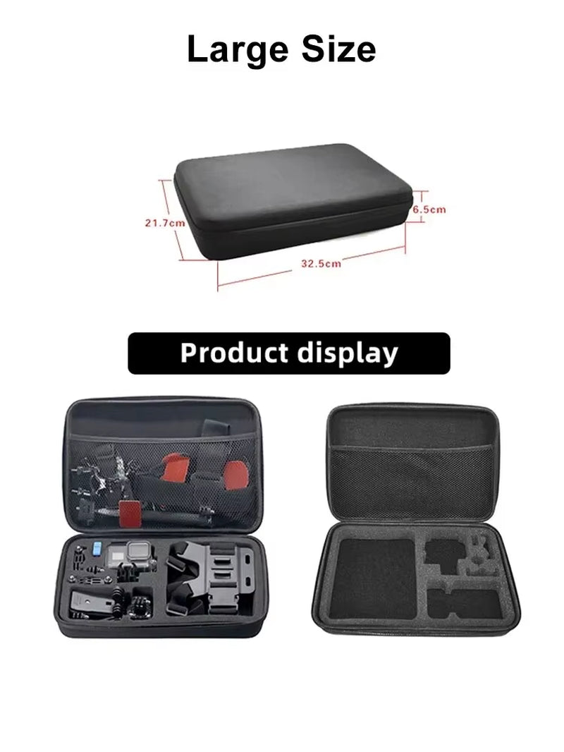 Storage Bag Shockproof Safe Box Portable Carrying Case for Gopro Hero 12 11 10 9 8 7 5 SJCAM AKASO DJI Action Camera Accessories